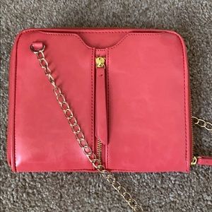 Gianni Bini coral cross body bag purse